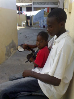 moi et bebe che...